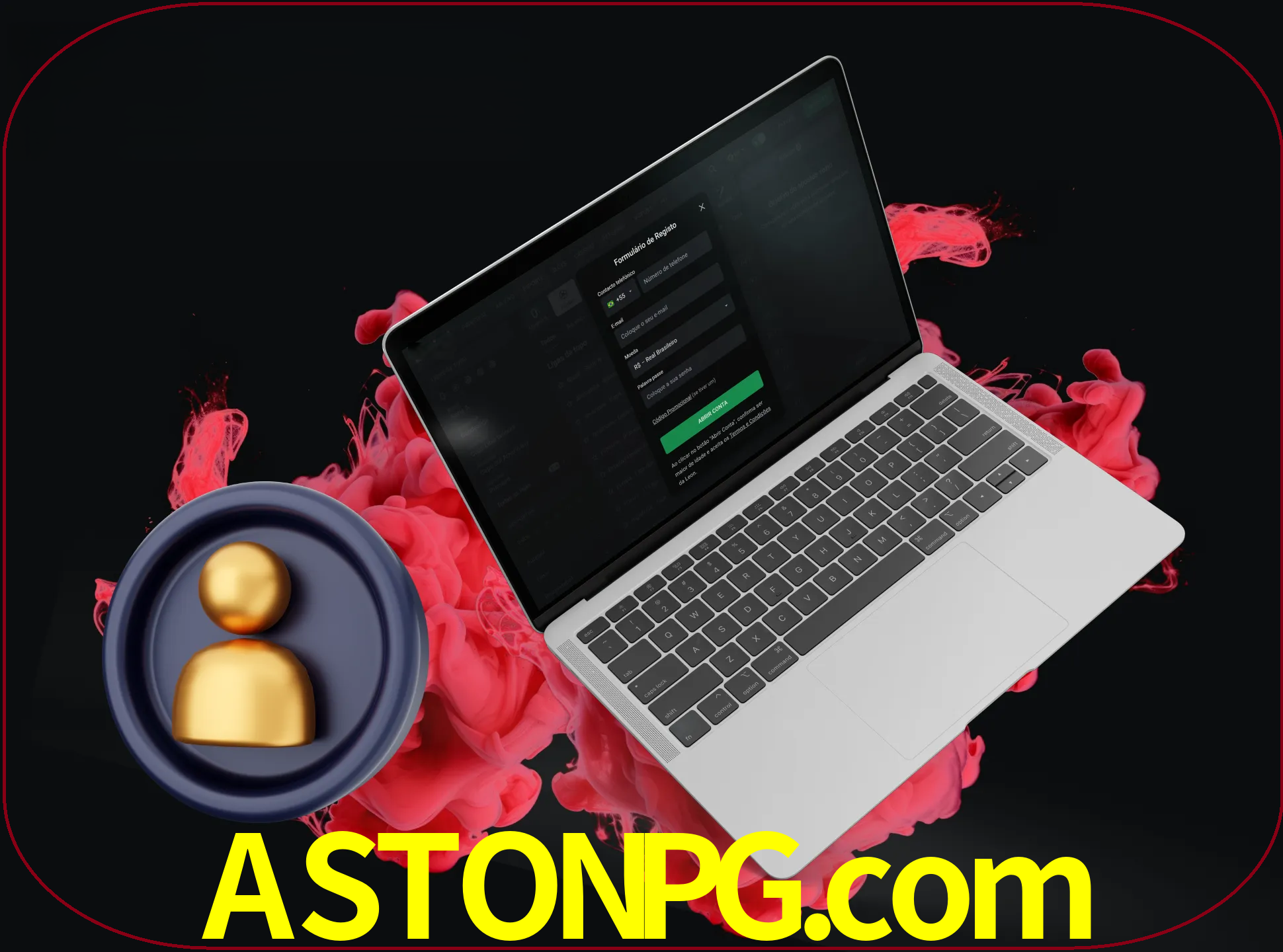 No cabeçalho do site astonpg, clique no botão que o levará a um formulário especial onde terá de introduzir as suas informações actuais.