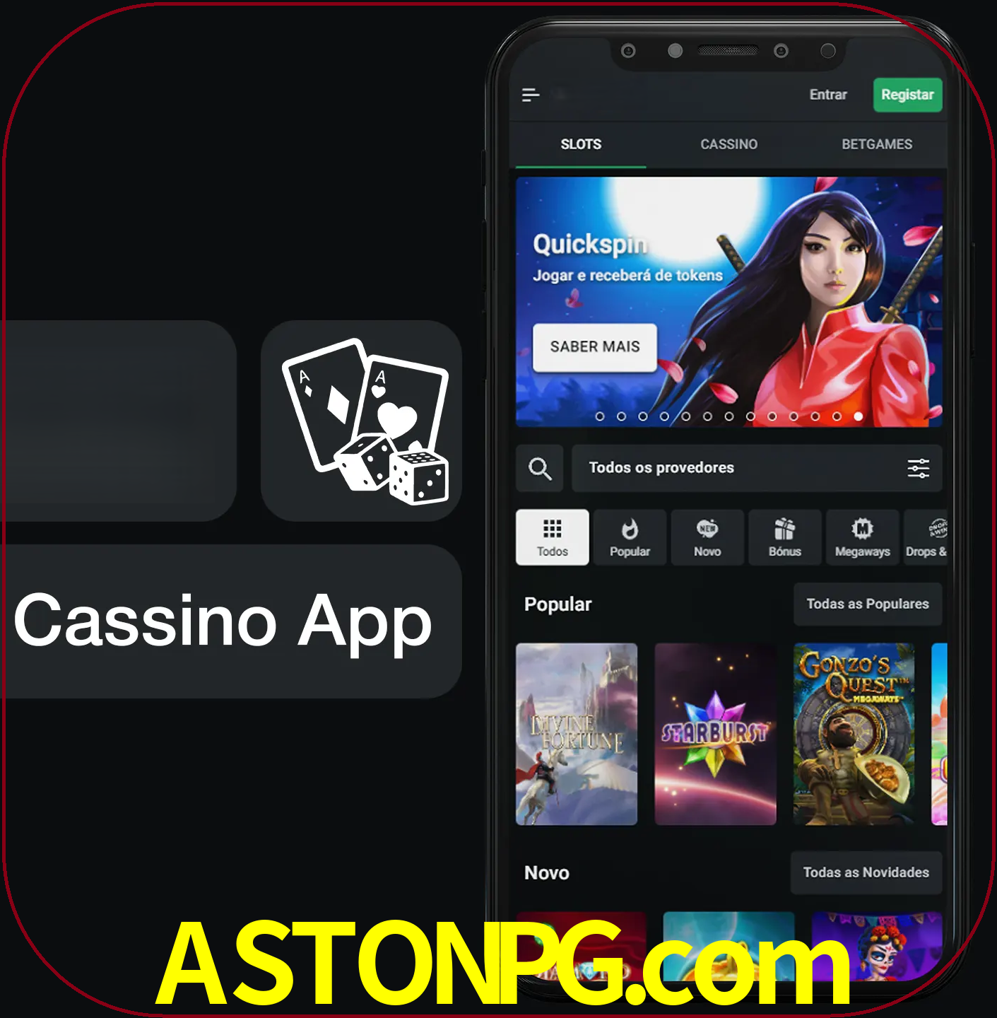 Jogue jogos de cassino e ganhe.