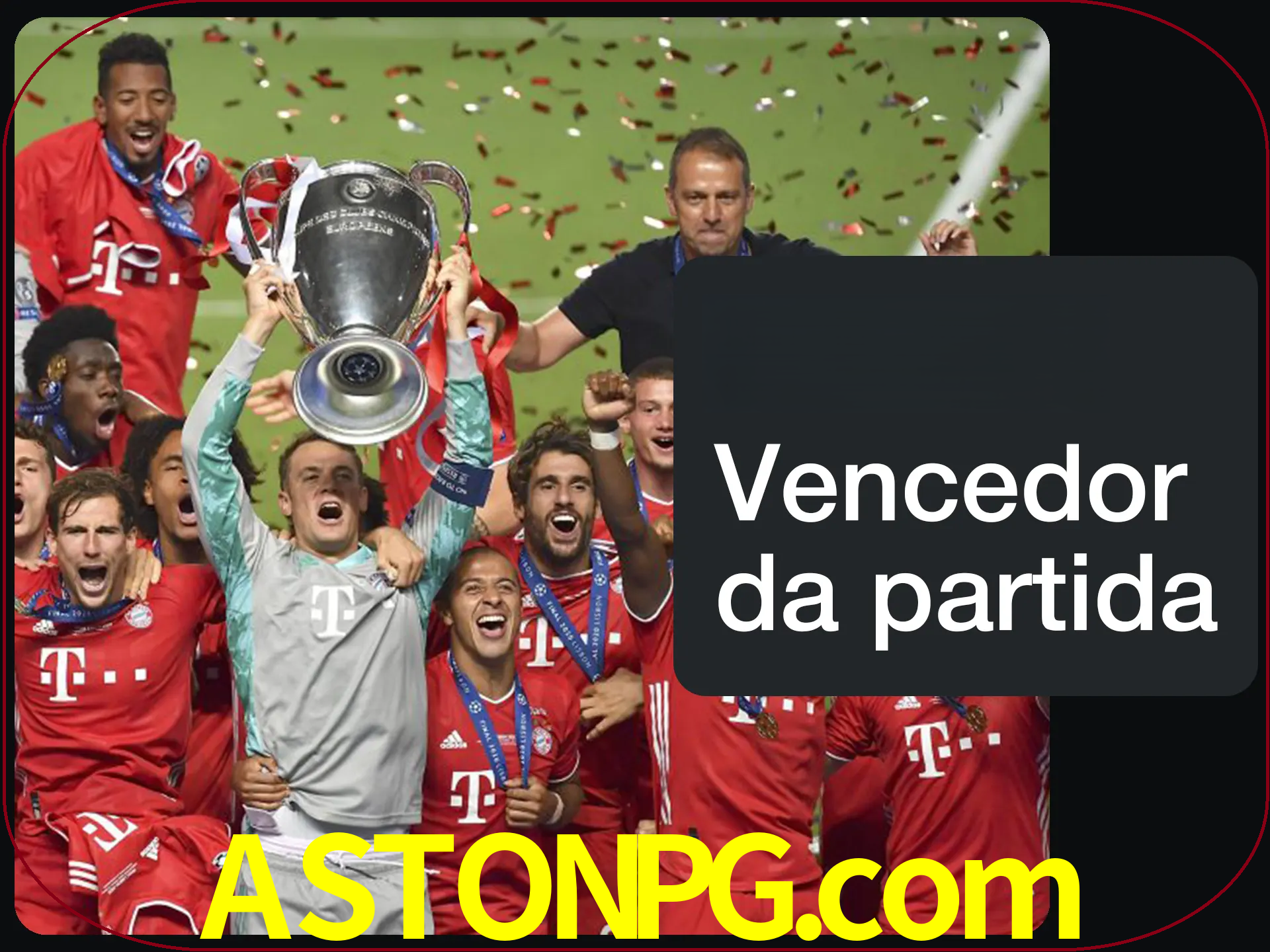 Aposte no vencedor e ganhe uma grande quantia de dinheiro.