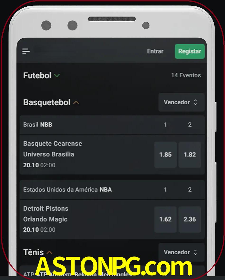 Aposte e assista aos esportes em formato ao vivo.