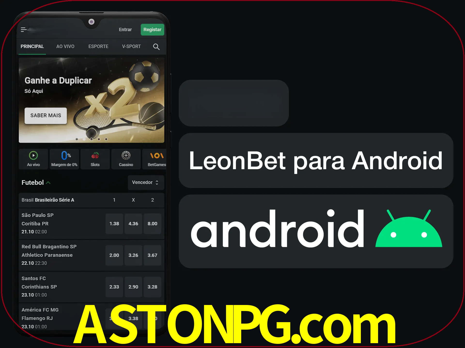 Adquira sua versão poket de LeonBet.