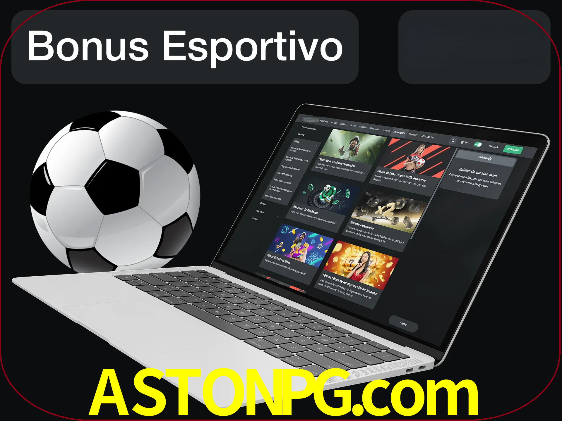Antes de começar a apostar, use o bônus esportivo.