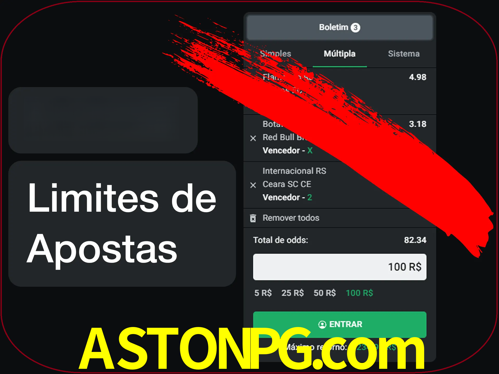 Não faça apostas loucas.